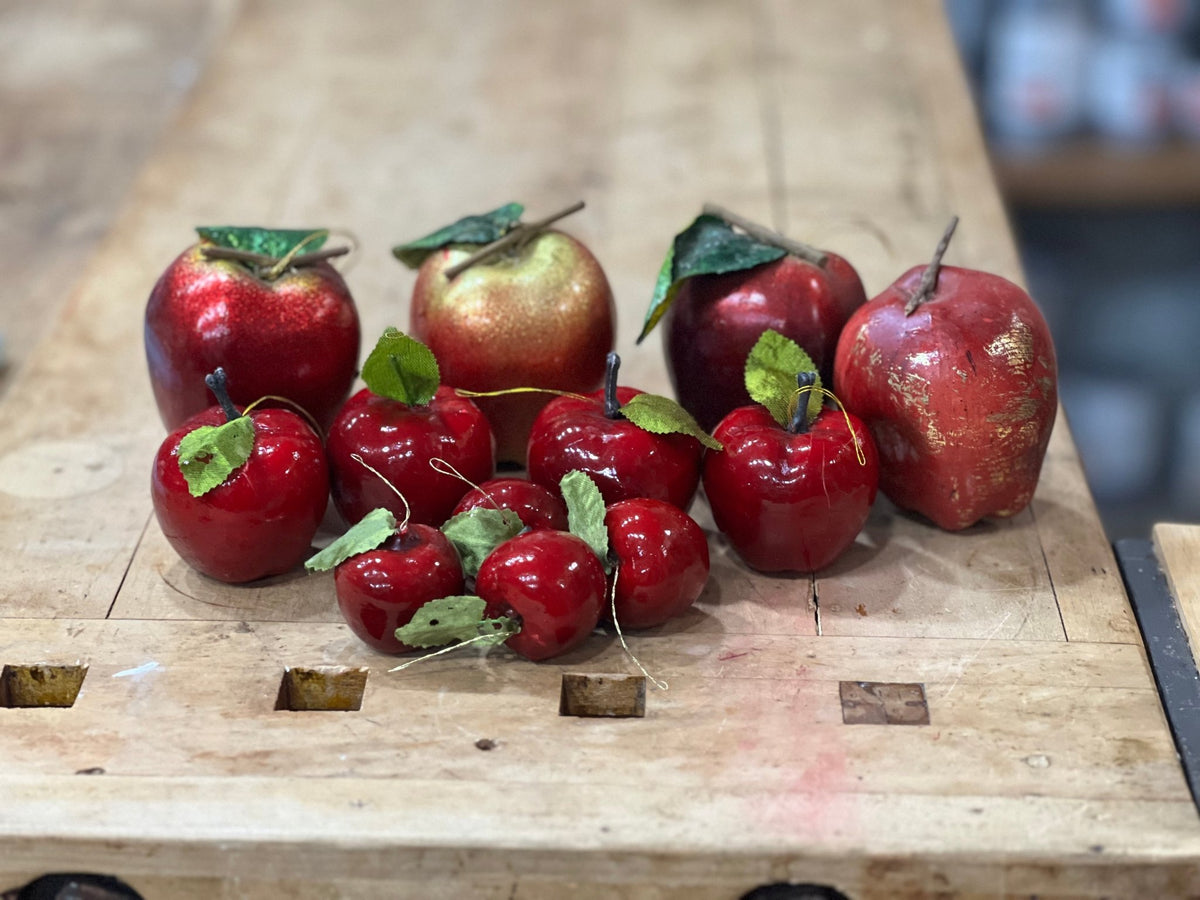 Decorative Faux Red Apples – Pick Your Size & Style The Mustard Seed Collection, The Seed