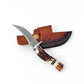 Deer Horn Trailblazer Damascus by Titan TK-115 - The Mustard Seed Collection, The Seed