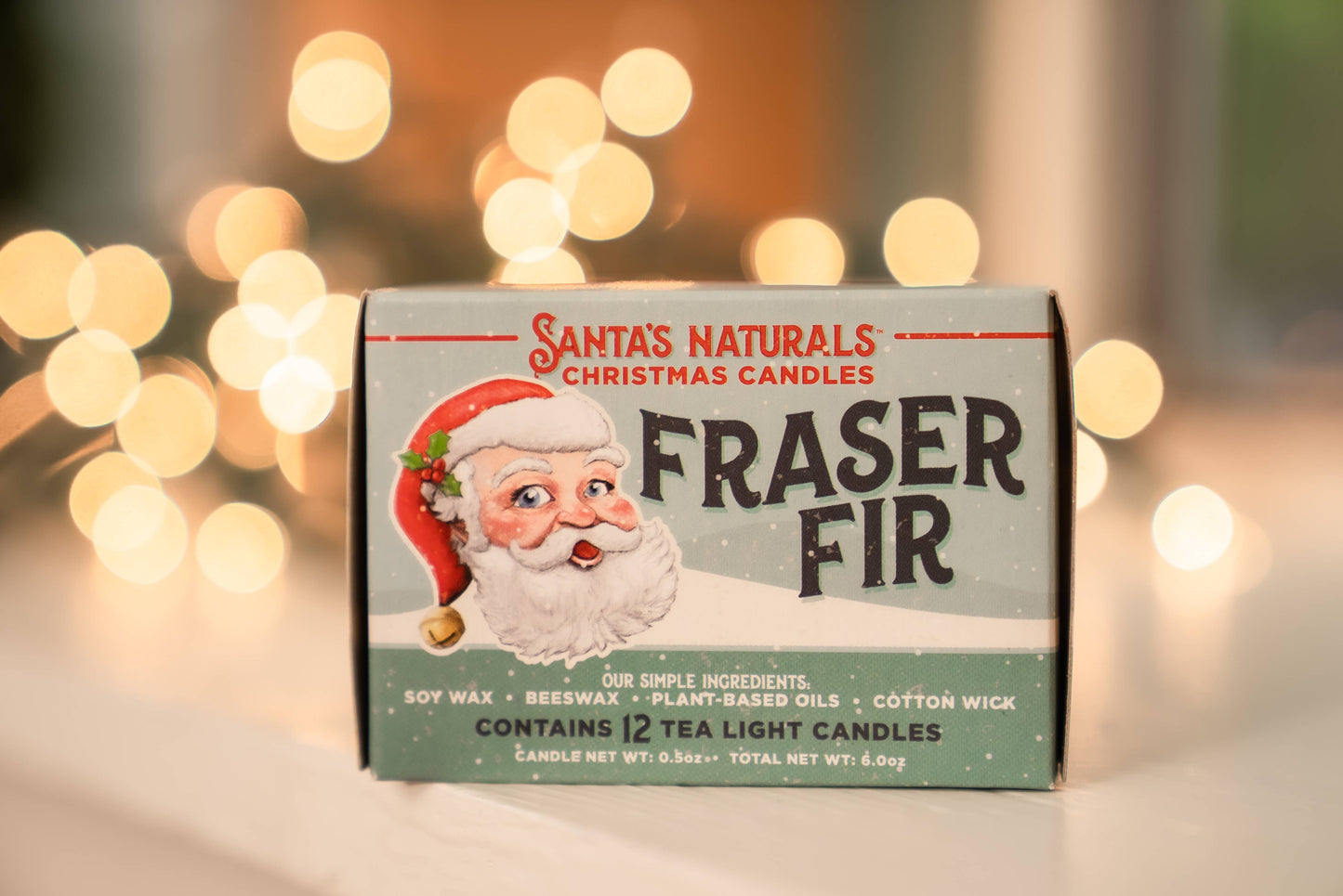 Christmas Tea Light Candle in Fraser Fir ($7.50 each)