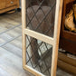 Diamond Leaded Glass Window Panel - The Mustard Seed Collection, The Seed