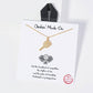 Dinkin Mode On pickleball cubic zirconia dainty charm neckla: Gold / ONE SIZE - The Mustard Seed Collection, The Seed