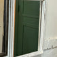 Distressed White Rectangular Mirror