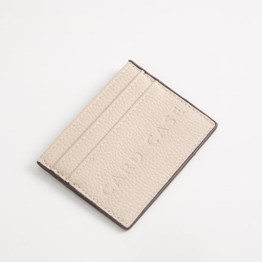 Double-Sided Woven Vegan Leather Card Holder 