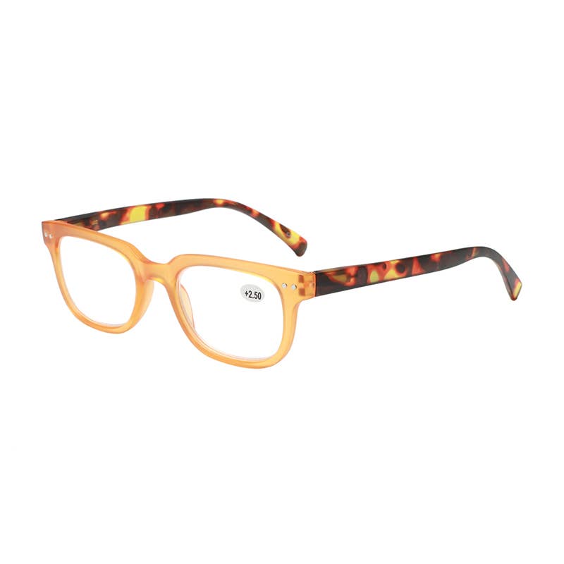 Dual Color Simple Style Frame Reading Glasses/Reader: Mixed 1.00 - 4.00 