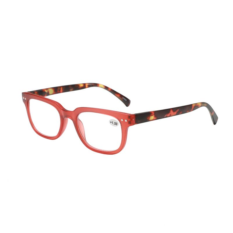 Dual Color Simple Style Frame Reading Glasses/Reader: Mixed 1.00 - 4.00 