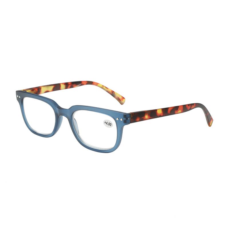 Dual Color Simple Style Frame Reading Glasses/Reader: Mixed 1.00 - 4.00 