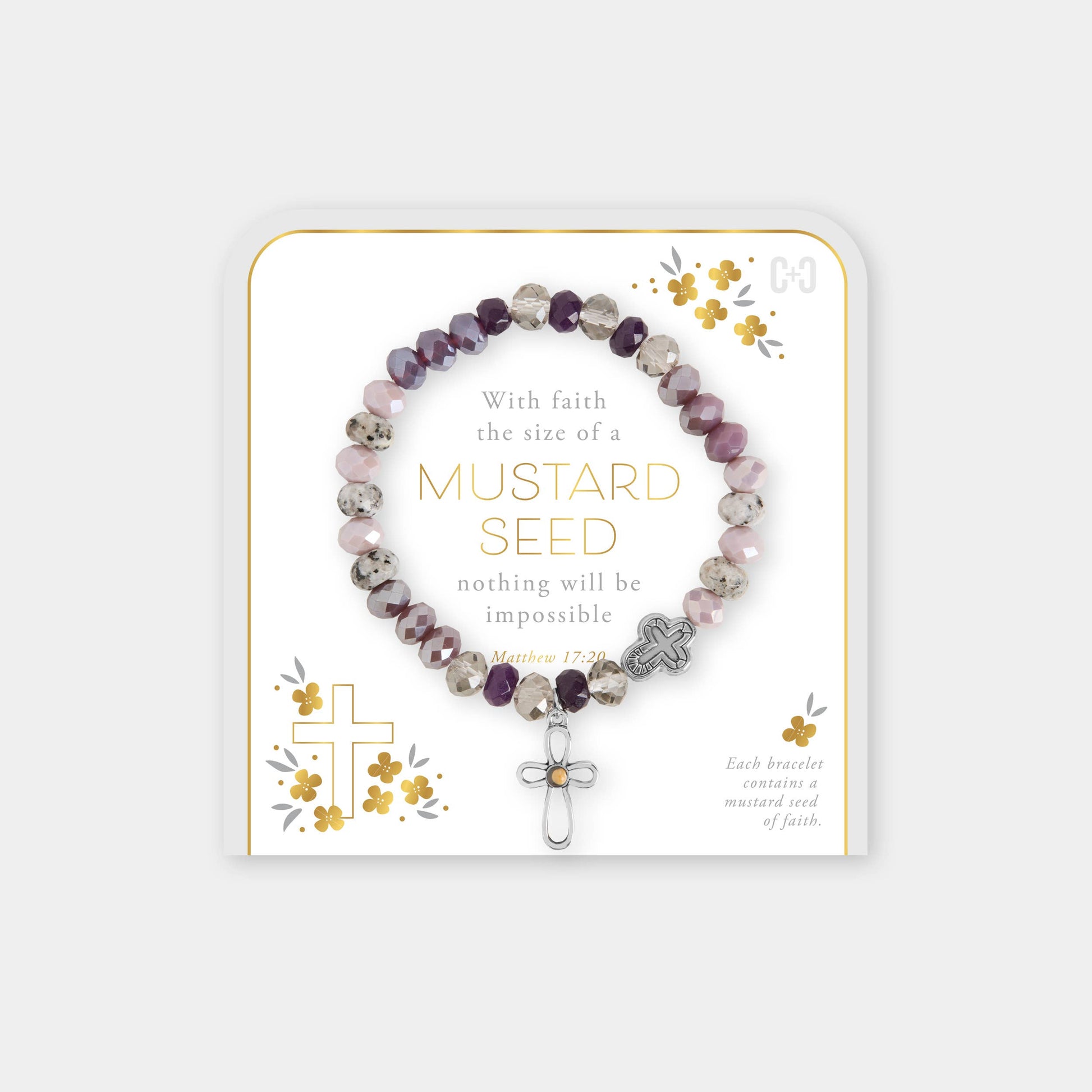 Mustard Seed Bracelet: Copper / Stretch