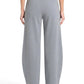 Stretch Scuba – Relaxed Barrel Leg Pants: Light Grey MIO WHOLESALE