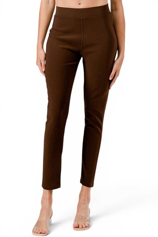 Scuba Butt Lift Pants – Sculpting Stretch Fit: Black MIO WHOLESALE