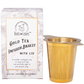 Extra Fine Gold Stainless Steel Large Mesh Tea Infuser w/Lid Roots And Leaves
