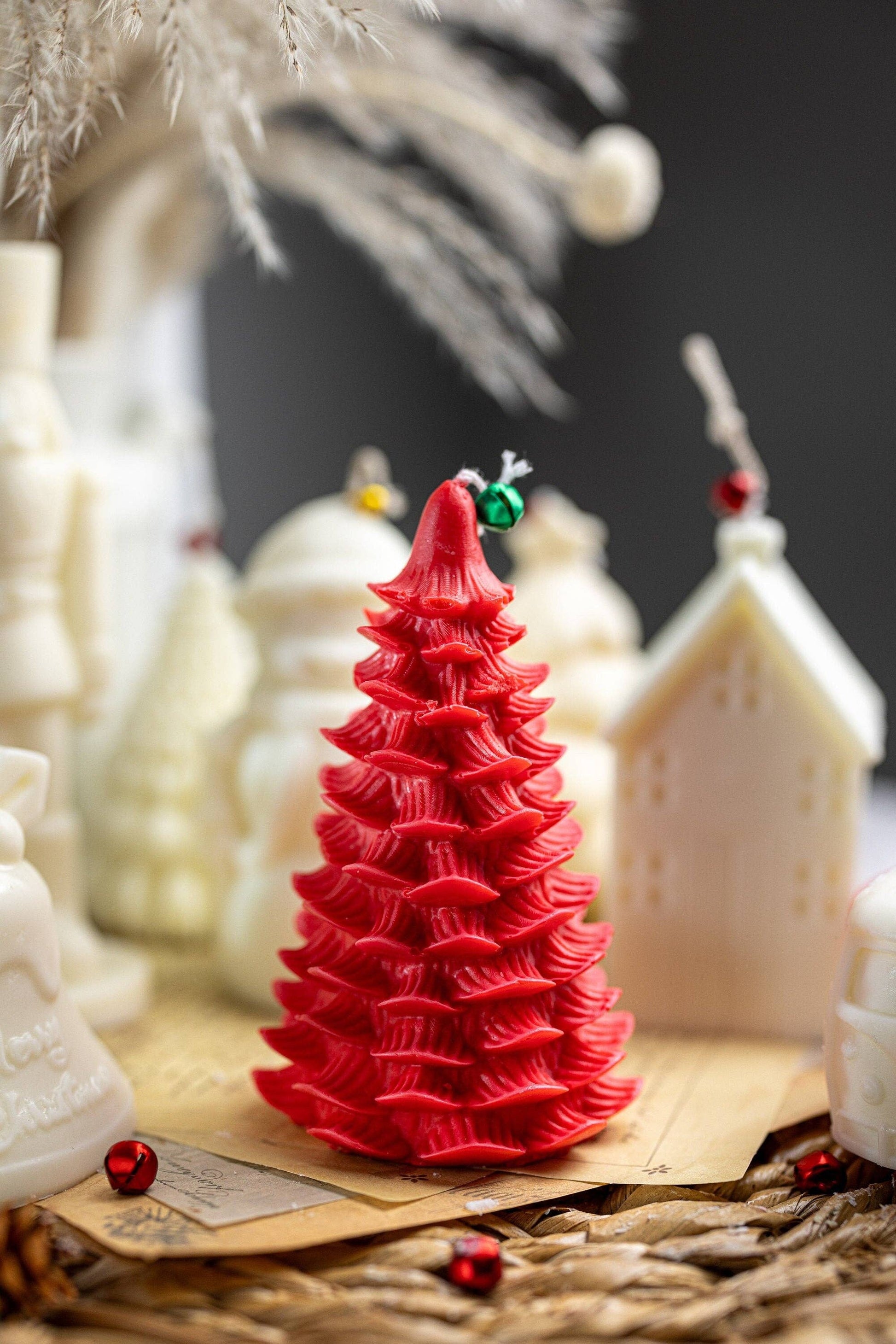 Christmas Tree Candle | Festive: Red / Christmas Hearth