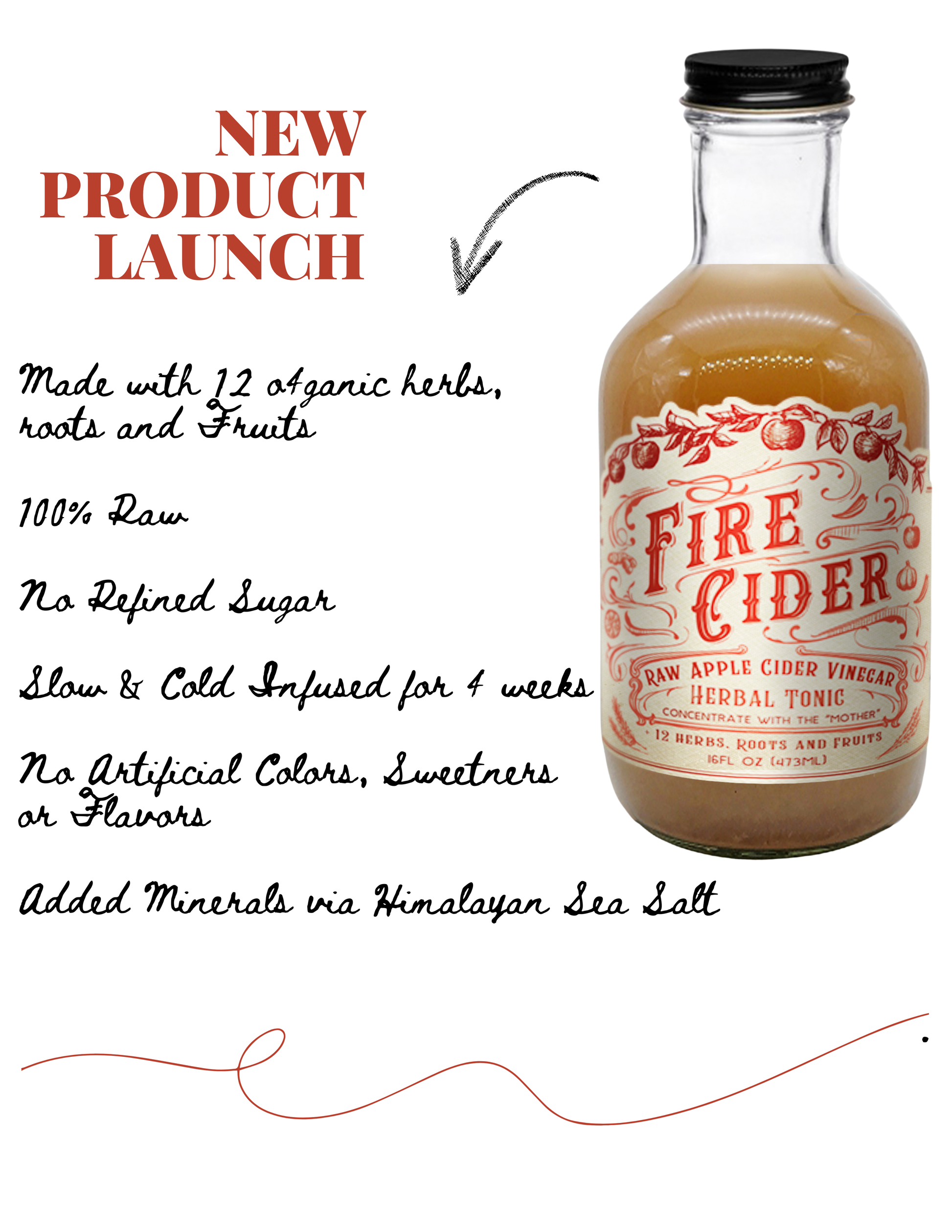 Fire Cider- 2 sizes: 2 oz