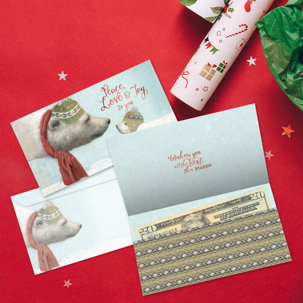 Peace Love Joy Money Holder Holiday