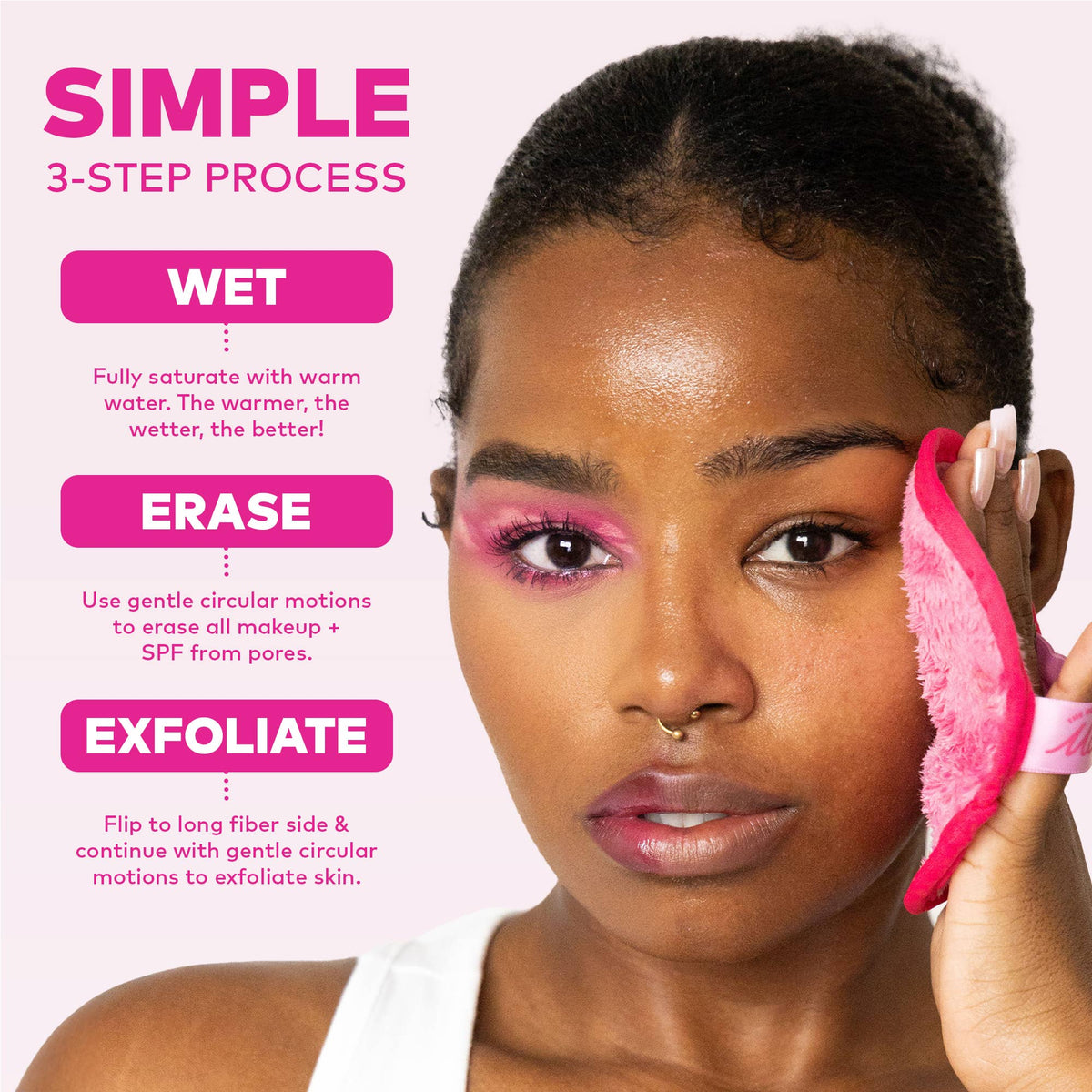 Original Pink MakeUp Eraser PRO | Best Seller The Original MakeUp Eraser