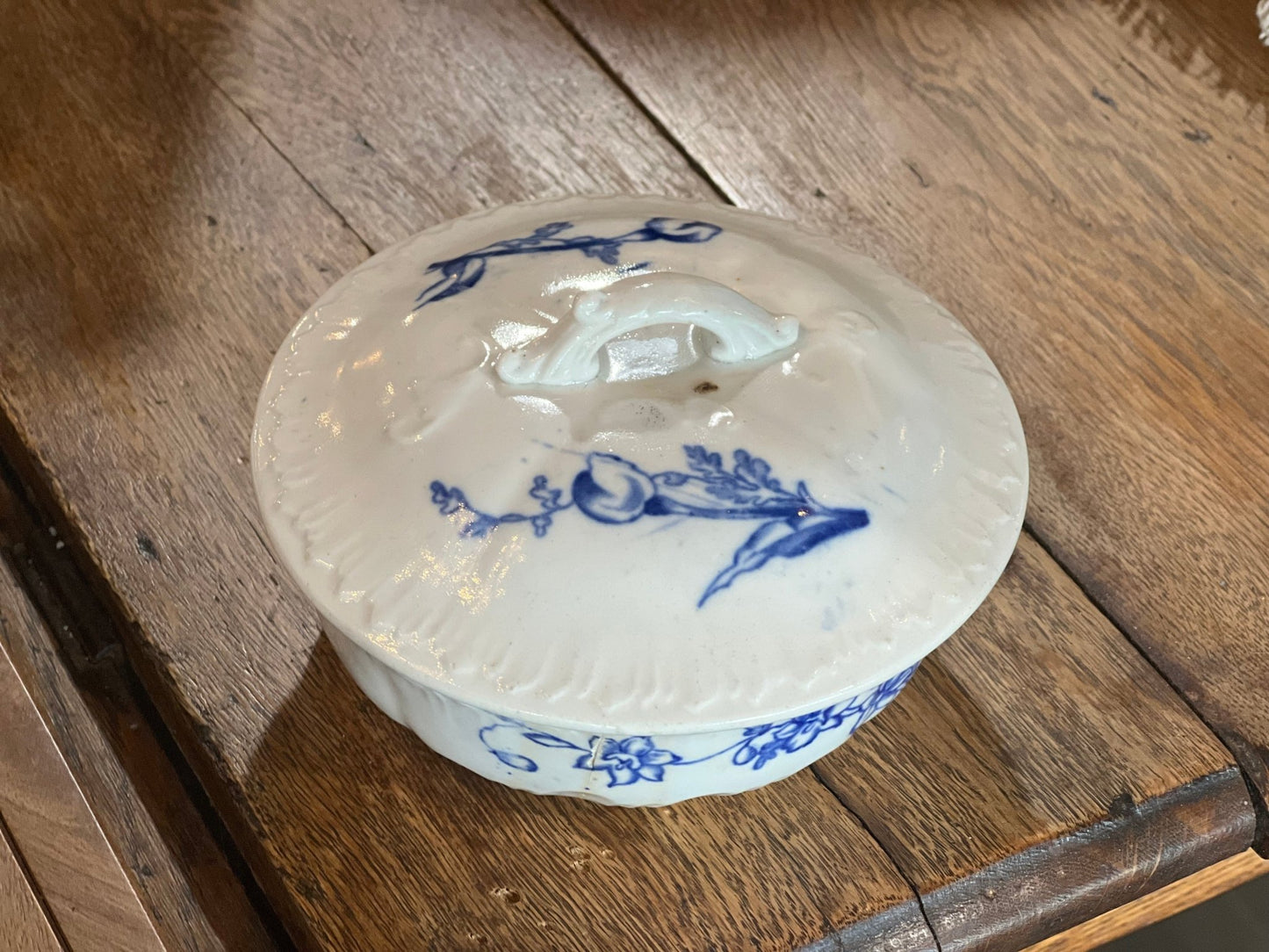 Early Period Ironstone Soap Dish - The Mustard Seed Collection, The Seed