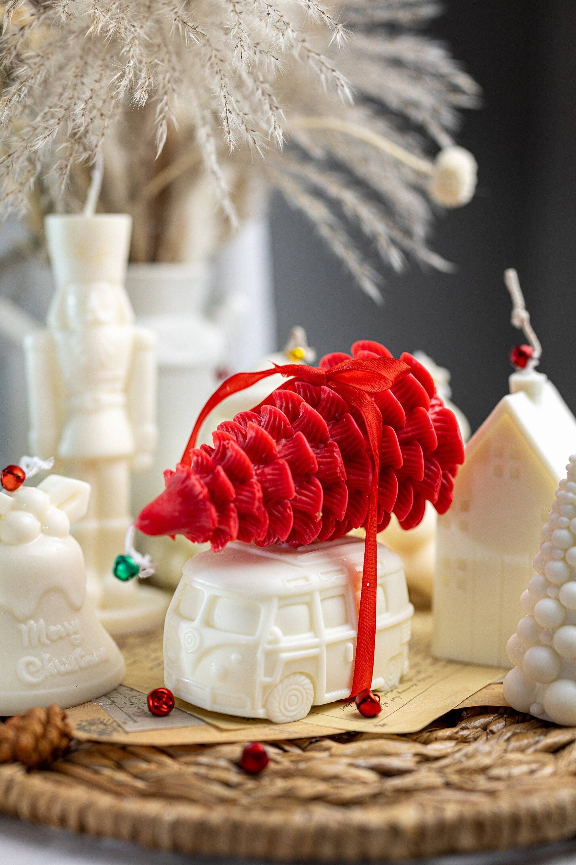 Christmas Tree Candle | Festive: Red / Christmas Hearth