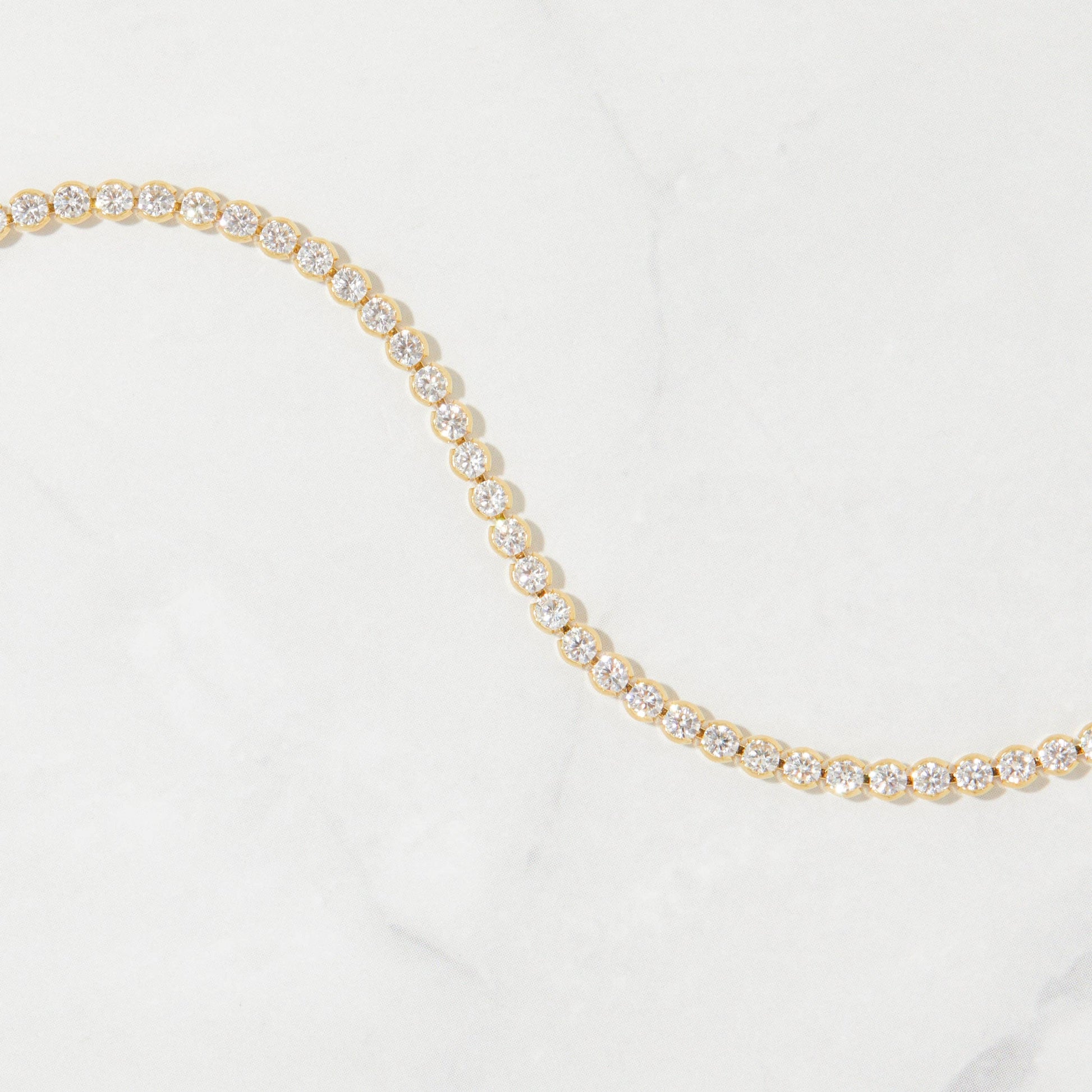 3mm Round Tennis Bracelet: 6.25'' + 0.5" Ext. / Silver