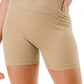 V-Waist Ribbed Shorts – High Waist Sculpt Fit: Black MIO WHOLESALE