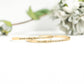 18K Gold PVD Worthy of Blessings Engraved Bangle Bracelet: Gold WJW