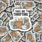 Take me thrifting sticker: Default Title