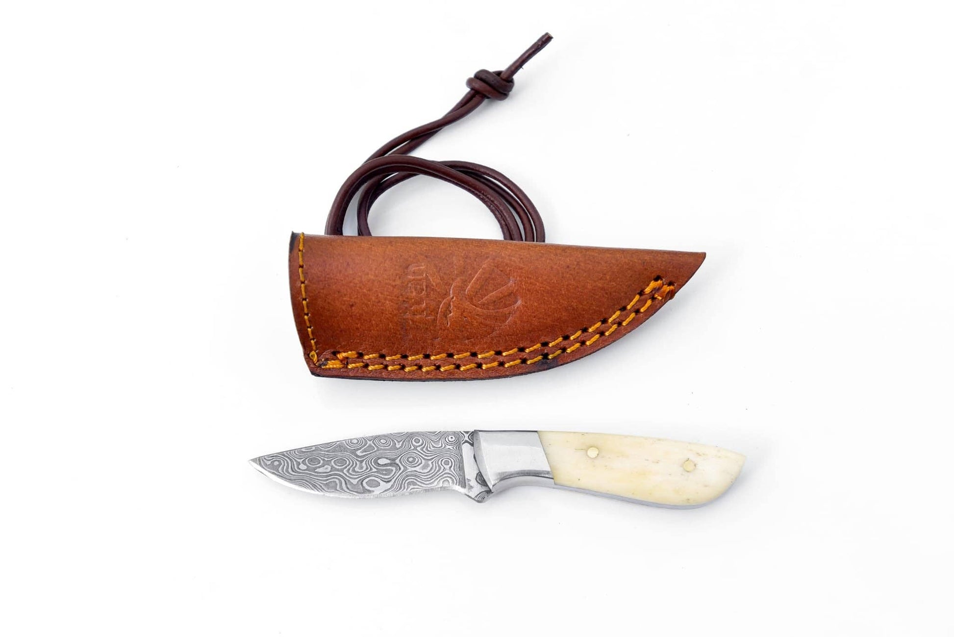 Damascus Steel Neck Knives