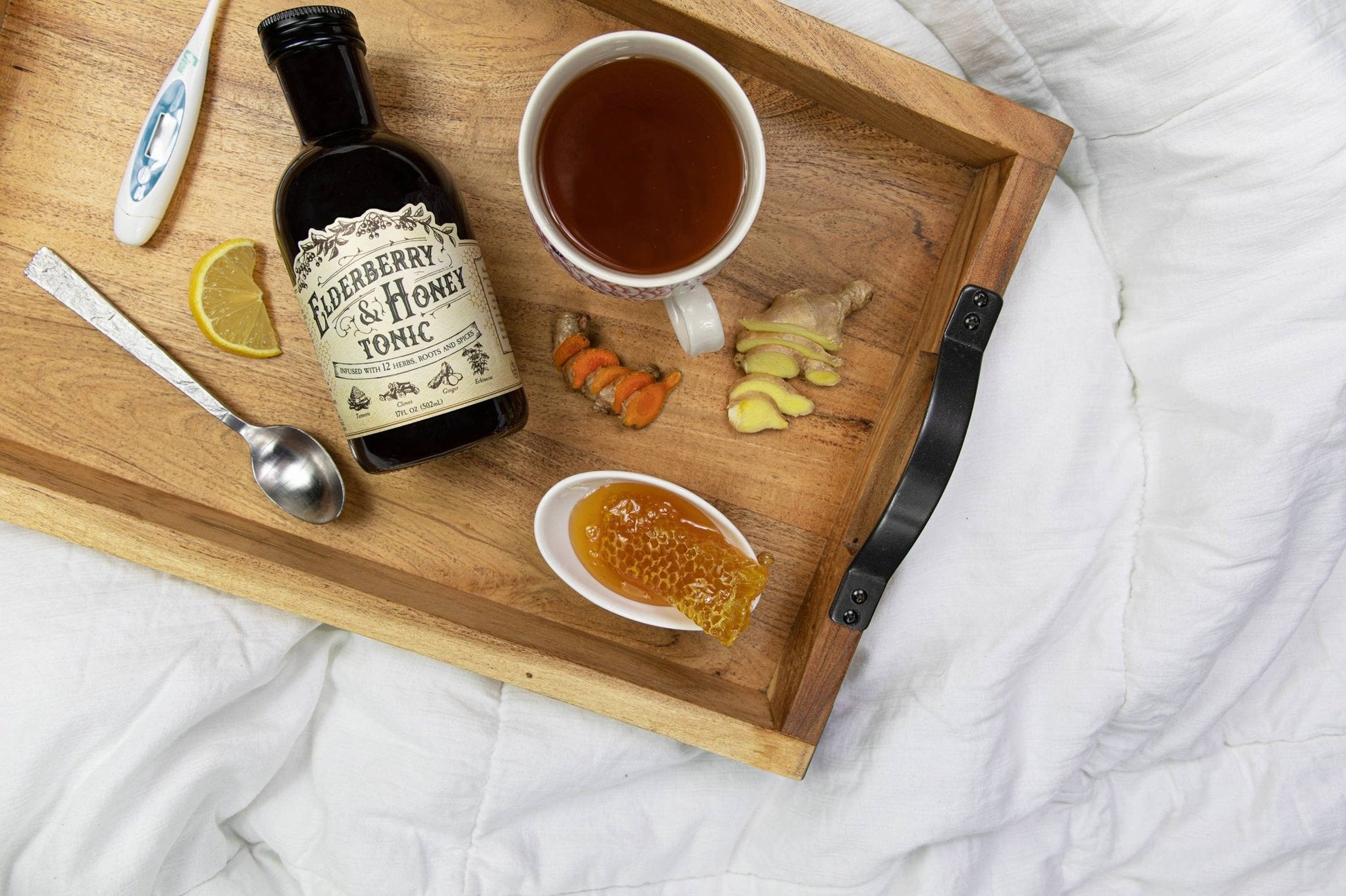 Elderberry & Honey Tonic, 16 oz - The Mustard Seed Collection, The Seed