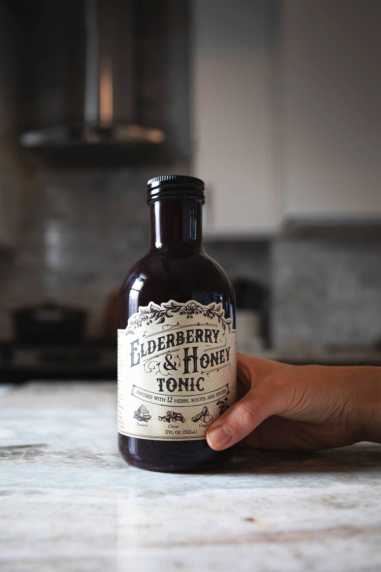 Elderberry & Honey Tonic, 16 oz - The Mustard Seed Collection, The Seed