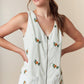 Embroidered Corduroy Solid Zipper Front Mini a Line Dress - The Mustard Seed Collection, The Seed