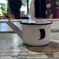 Enamel Antique Baby Invalid Feeder Cup round pot bottom - The Mustard Seed Collection, The Seed