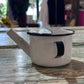 Enamel Antique Baby Invalid Feeder Cup round pot bottom - The Mustard Seed Collection, The Seed