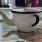 Enamel Antique Baby Invalid Feeder Cup taper bottom - The Mustard Seed Collection, The Seed