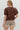Chocolate Crewneck Lantern Sleeved Shirt Entro