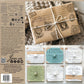 Ephemeral Text 12x12 IOD Stamp™ - The Mustard Seed Collection, The Seed