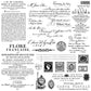 Ephemeral Text 12x12 IOD Stamp™ - The Mustard Seed Collection, The Seed