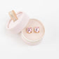Everlyn Boxed Post Earring: Light Rose