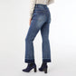 EverStretch Baby Bootcut Ankle with Contrast Bottom - Dark Denim - The Mustard Seed Collection, The Seed