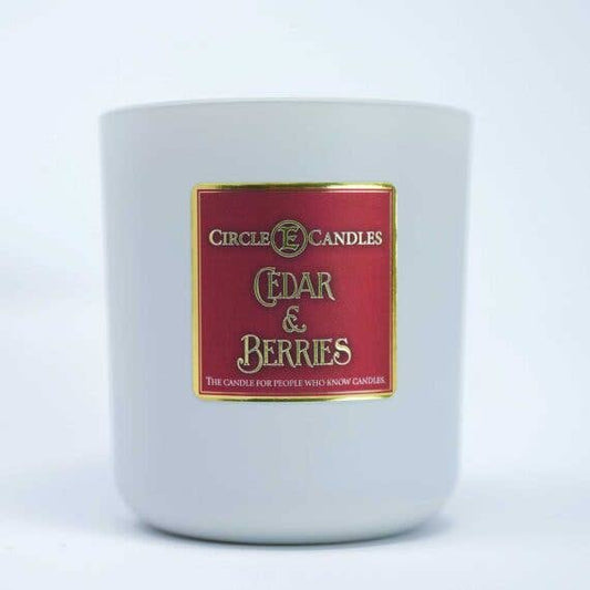 Cedar & Berries: Jar Candle 14oz Circle E Candles