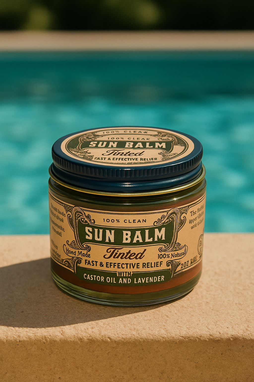 Sun Balm - Tinted Tallow Lavender Sunscreen "reef safe"
