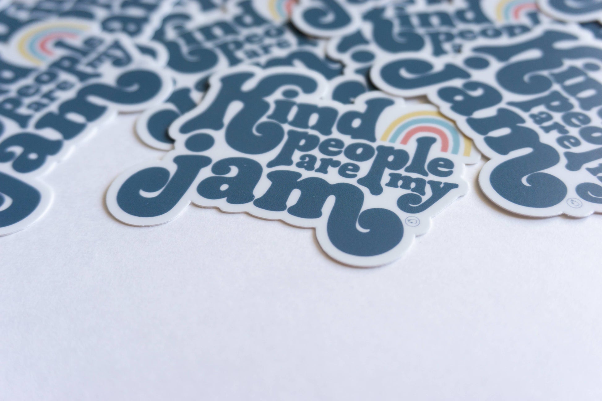 Kind people are my jam sticker