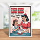 Mothers Day Cards: Good Moms let you lick the beaters