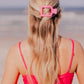 Square Flat Hair Clip | Small | Paradise Pink