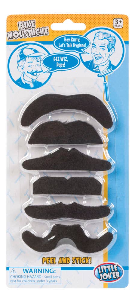 Fake Moustaches, Moustache Stickers - The Mustard Seed Collection, The Seed
