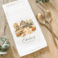 Fall Farm - Cotton Tea Towel - The Mustard Seed Collection, The Seed