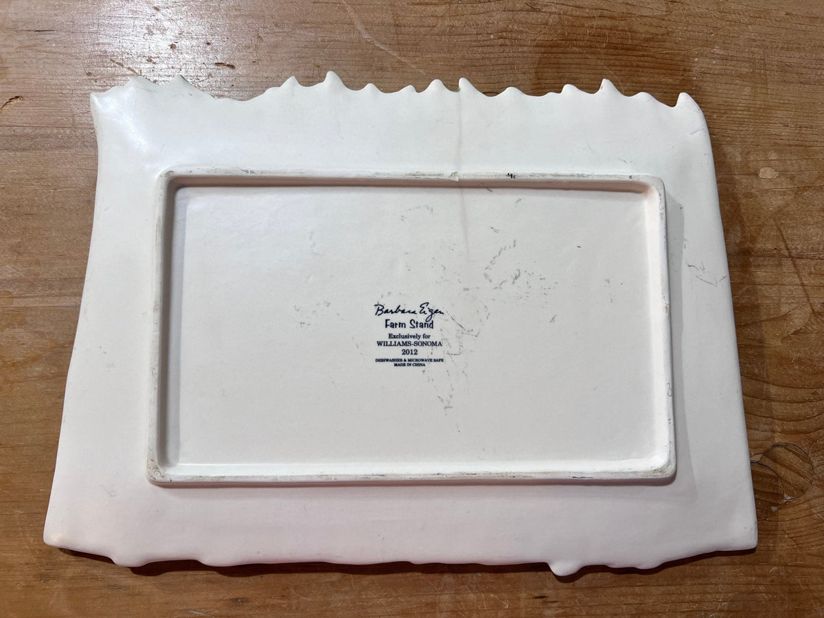 "Farm Stand" Asparagus Platter - The Mustard Seed Collection, The Seed