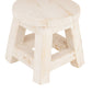 Farmhouse Reclaimed Wood Mini Stools-Stool-Home Decor-8x8 in: White