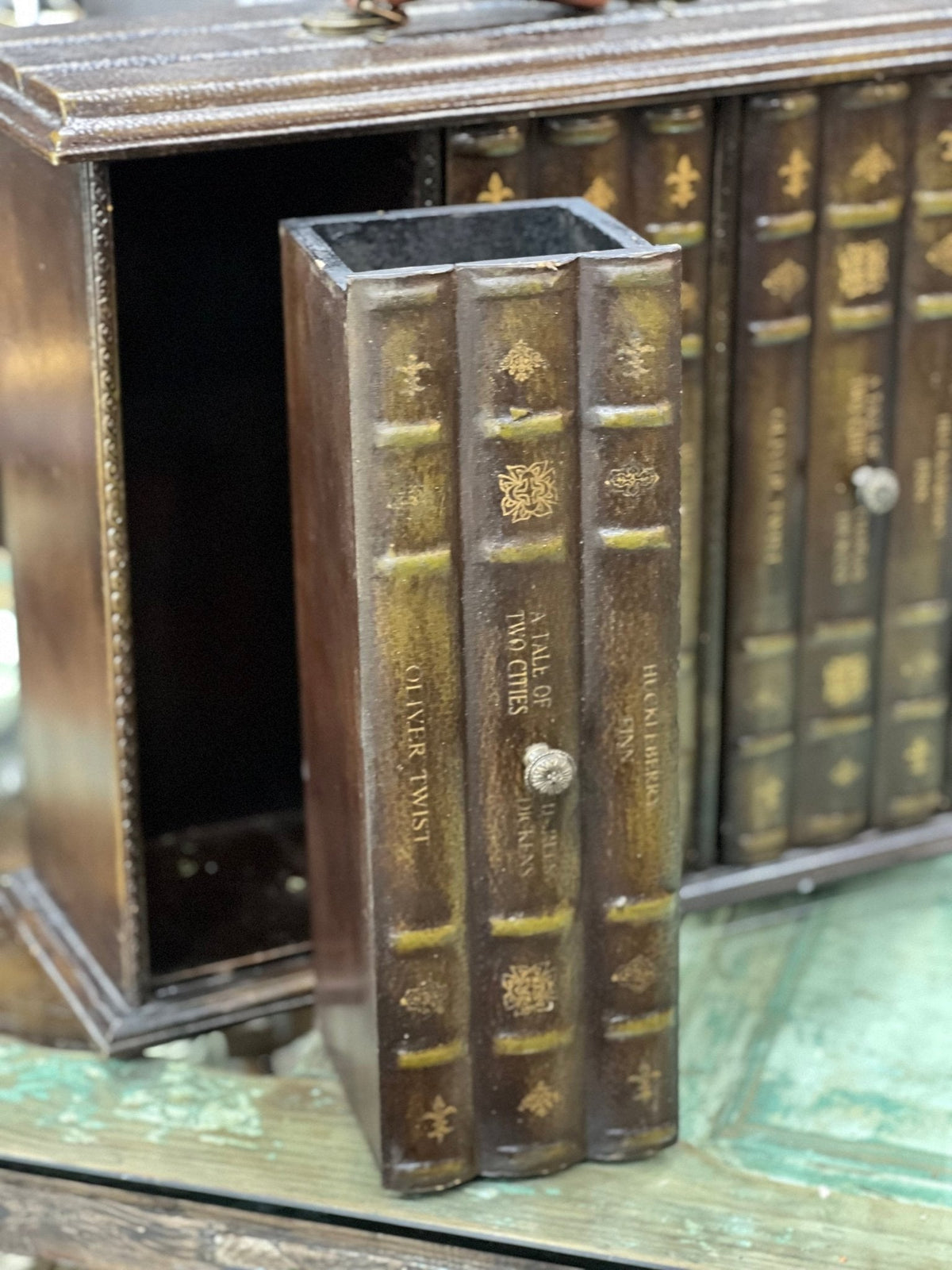 Faux-Book Storage Container 