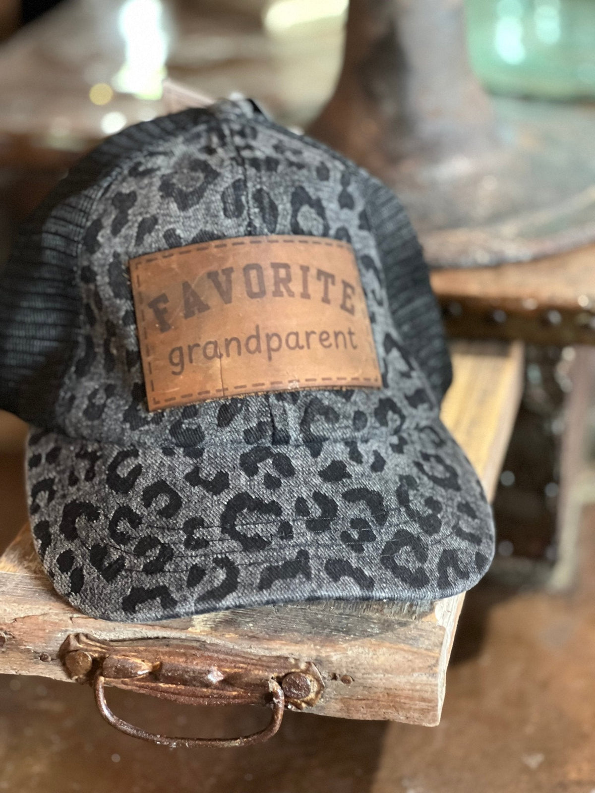 "Favorite Grandparent" Criss Cross Pony Cap 