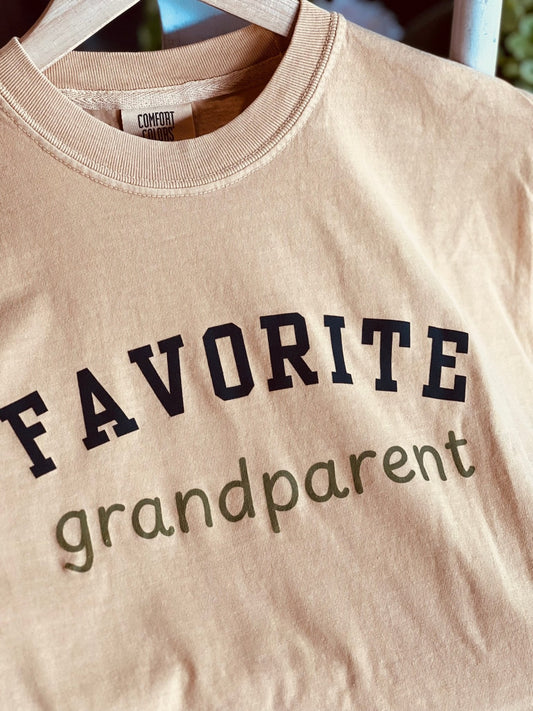 "Favorite Grandparent" T-Shirt - The Mustard Seed Collection, The Seed