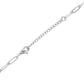 18K Gold PVD Paperclip Carabiner Necklace: Gold / 16+2" WJW