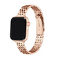 Rainey Skinny Stainless Steel Band for Apple Watch: Silver/Gold / Fits All Models Posh Tech